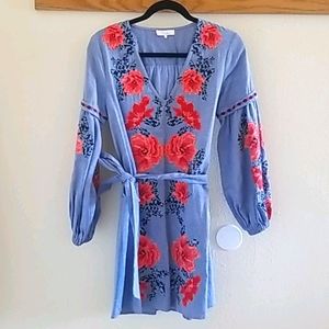 Parker Floral Embroidered Dress